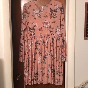 Beautiful Floral Dress with Bell Sleeves